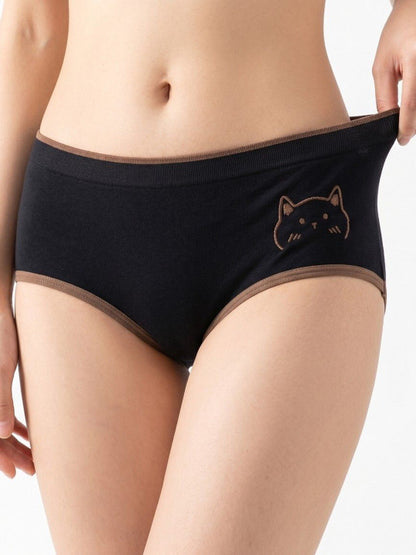 Women Printed Assorted Cotton Hipster Briefs (Pack of 4)