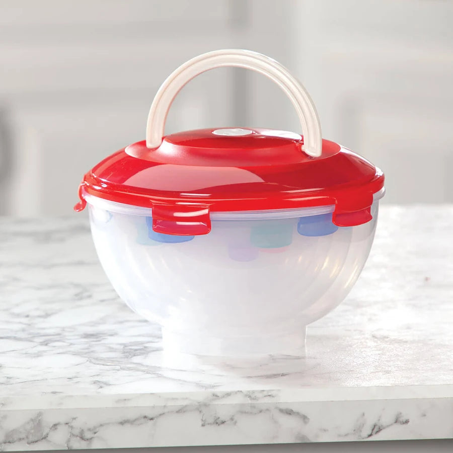 10 Pcs See Through Push & Lock Bowl Set