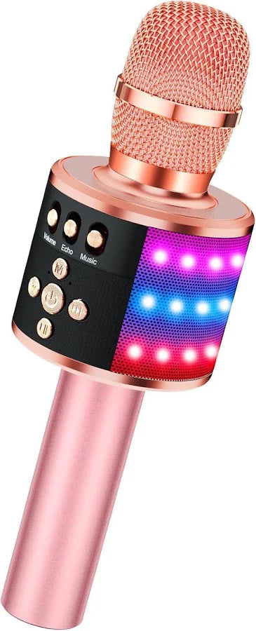 Multi-Function Chargeable Bluetooth Wireless Singing Mike With Speaker (BLS9)